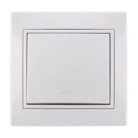 Вимикач білий Mira Lezard