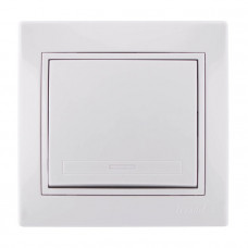 Выключатель белый Mira Lezard