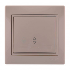 Выключатель проходной крем Mira Lezard