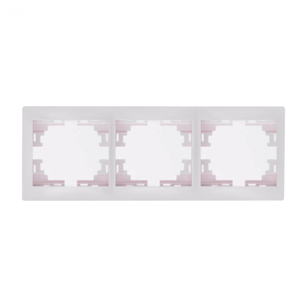 Рамка 3-а горизонтальна б/в білий Mira Lezard