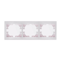 Рамка 3-а горизонтальна б/в білий Mira Lezard