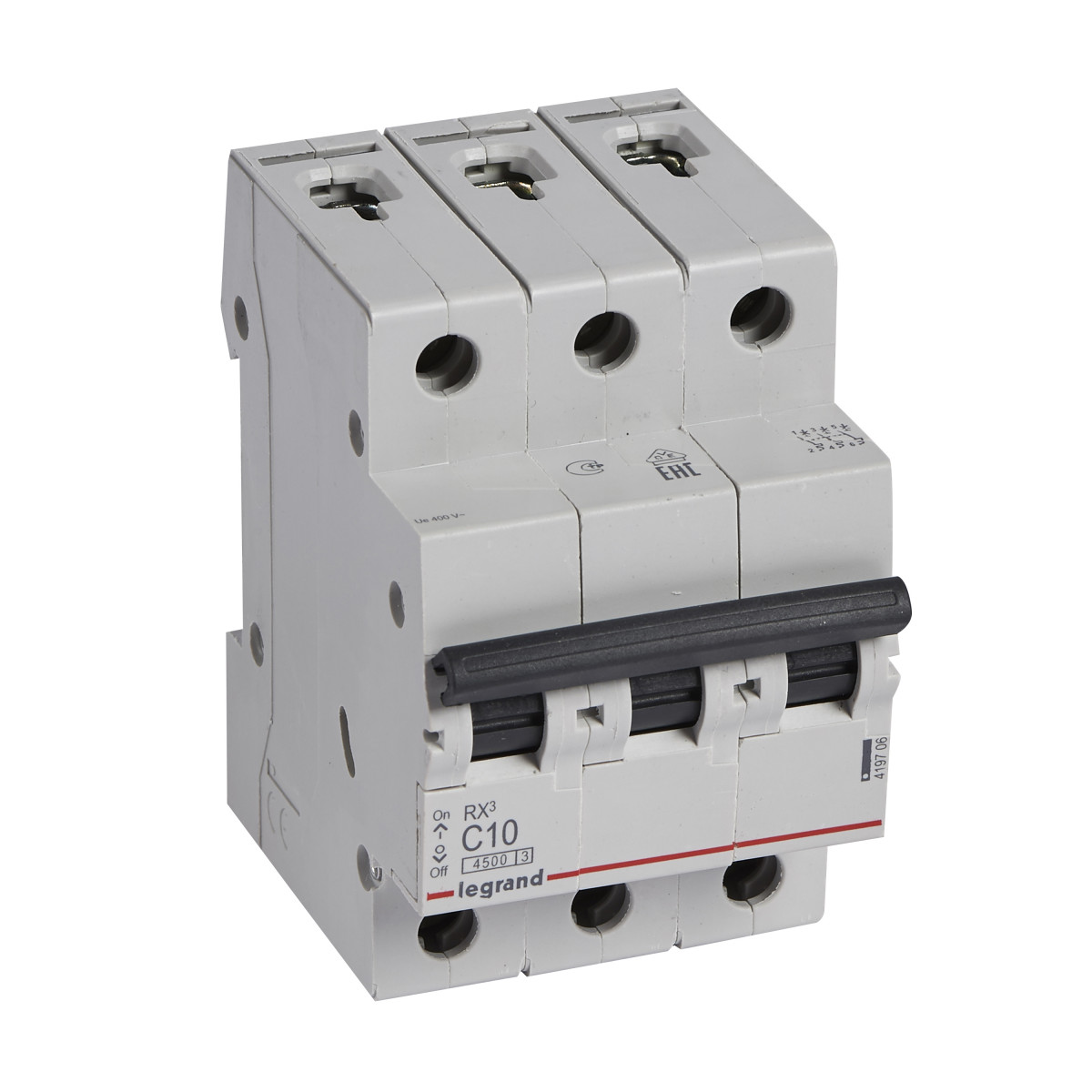 RX? Автоматичний Вимикач 4,5кА 10А 3п C