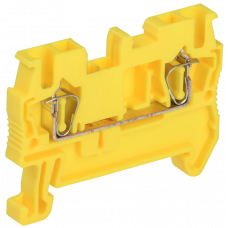 Клемма пружинная КПИ 2в-2,5 31А желтый IEK