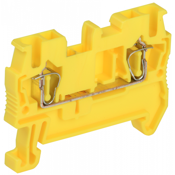 Клемма пружинная КПИ 2в-2,5 31А желтый IEK
