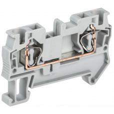 Клемма пружинная КПИ 2в-4 41А серый IEK