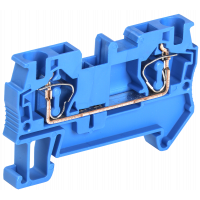 Клемма пружинная КПИ 2в-4 41А синий IEK