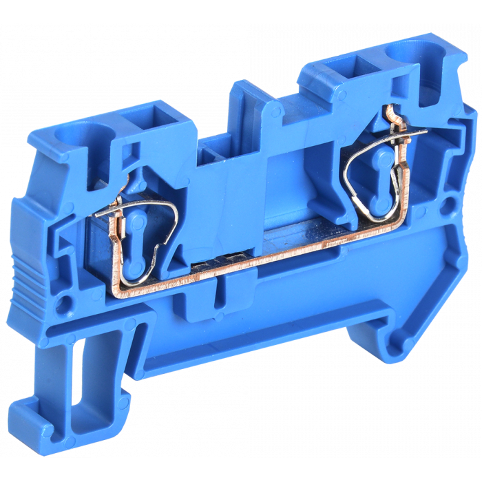 Клемма пружинная КПИ 2в-4 41А синий IEK