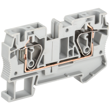 Клемма пружинная КПИ 2в-6 57А серый IEK