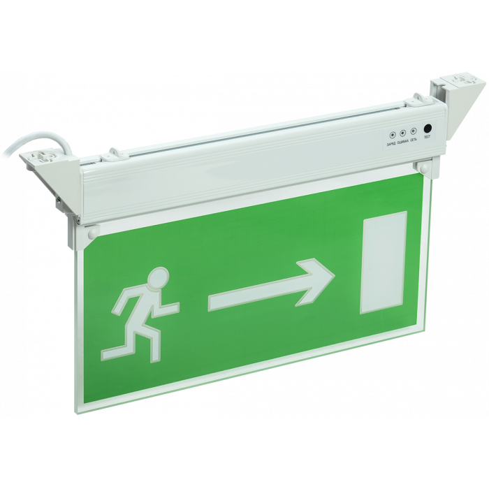 ССА 2103 Светильник аварийный, 3ч, 3Вт, НАПРАВО, IP20 (LSSA0-2103-3-20-K03) ІЕК