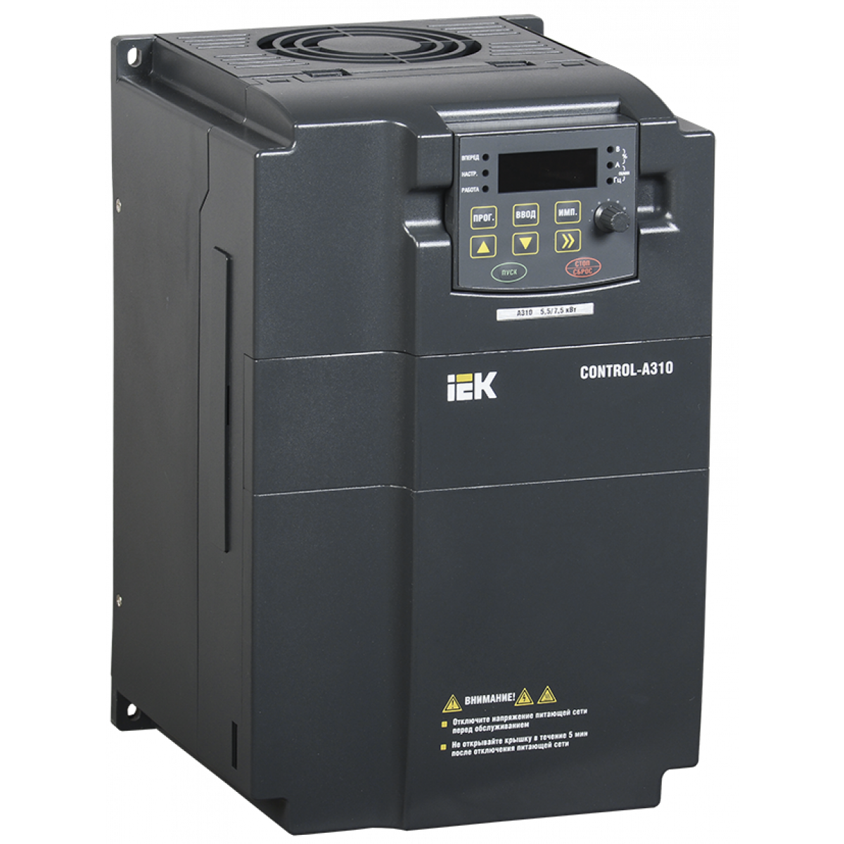 Перетворювач частоти CONTROL-A310 380В, 3Ф 5,5-7,5 kW 13-17A (CNT-A310D33V055-075TEZ) ІЕК