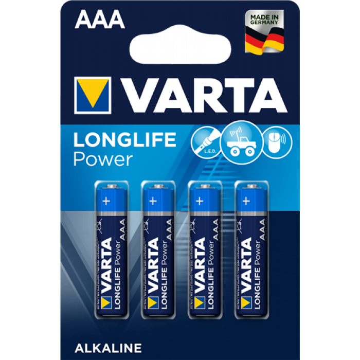 Батарейка VARTA AA ENERGY/LONGLIFE 1,5V (блистер - 4шт)