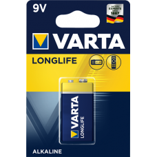 Батарейка VARTA 6LR61 (Крона) LONGLIFE 9V