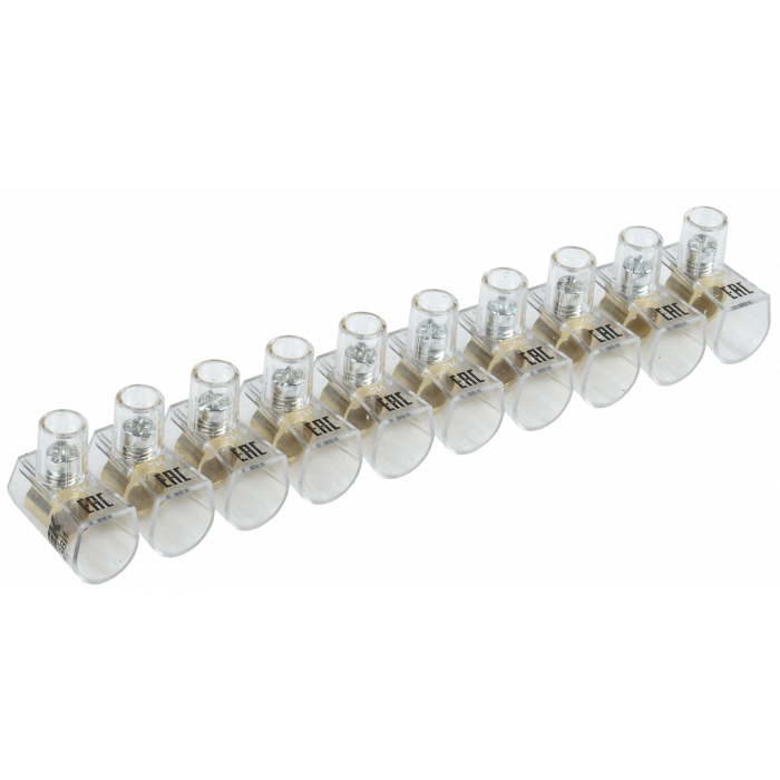 Зажим винтовой  концевой изолированный КЗВИ 10 мм2  (10x1)IEK