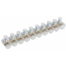 Зажим винтовой  концевой изолированный КЗВИ 16мм2  (10x1) IEK