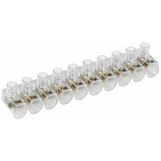 Зажим винтовой  концевой изолированный КЗВИ 2,5мм2 (10x1) IEK