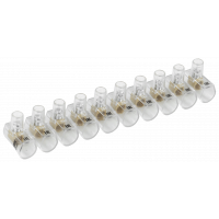 Затискач гвинтовий кінцевий ізольований КЗВІ 4,0мм2 (10x1) IEK