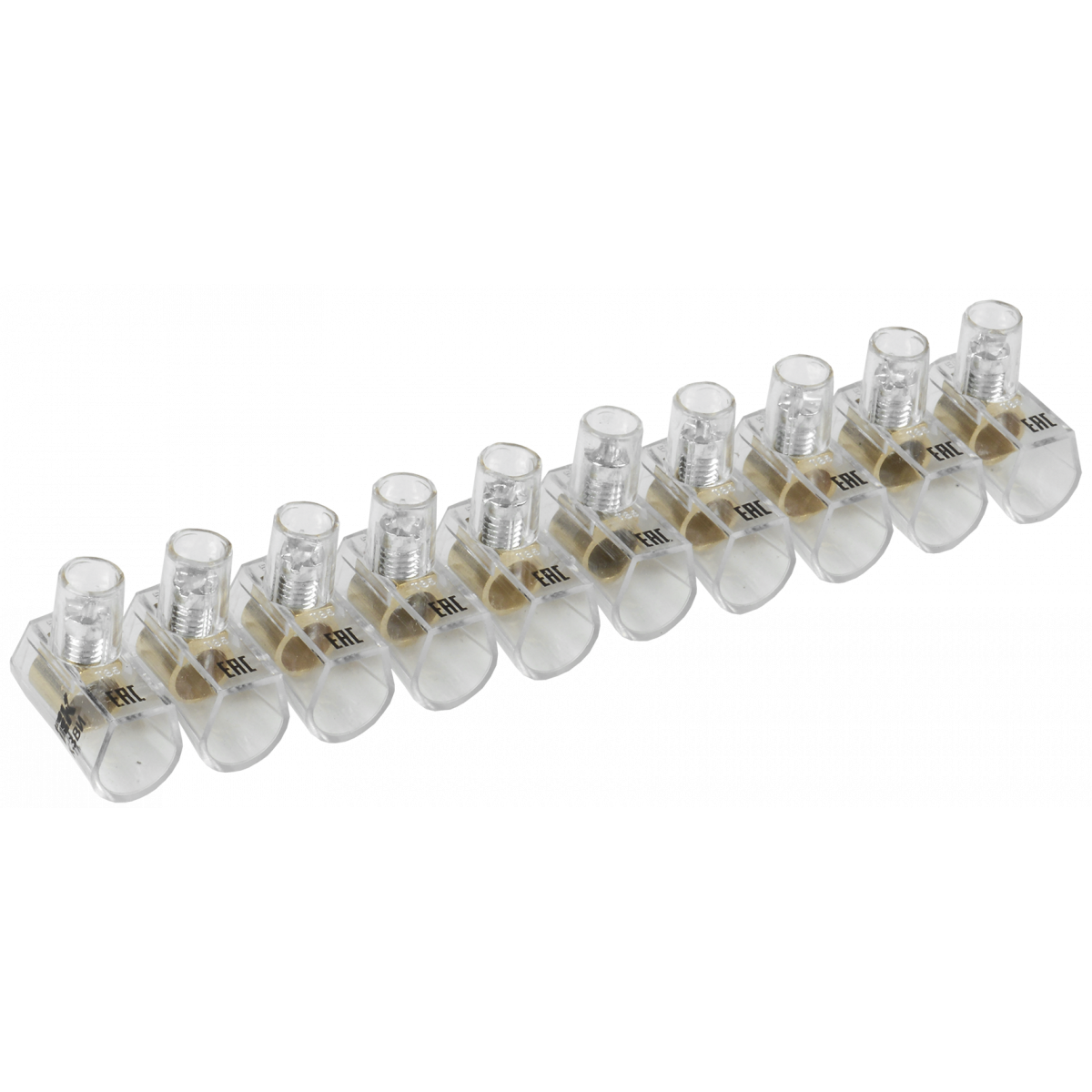 Затискач гвинтовий кінцевий ізольований КЗВІ 6,0мм2 (10x1) IEK