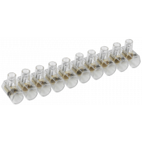 Затискач гвинтовий кінцевий ізольований КЗВІ 6,0мм2 (10x1) IEK