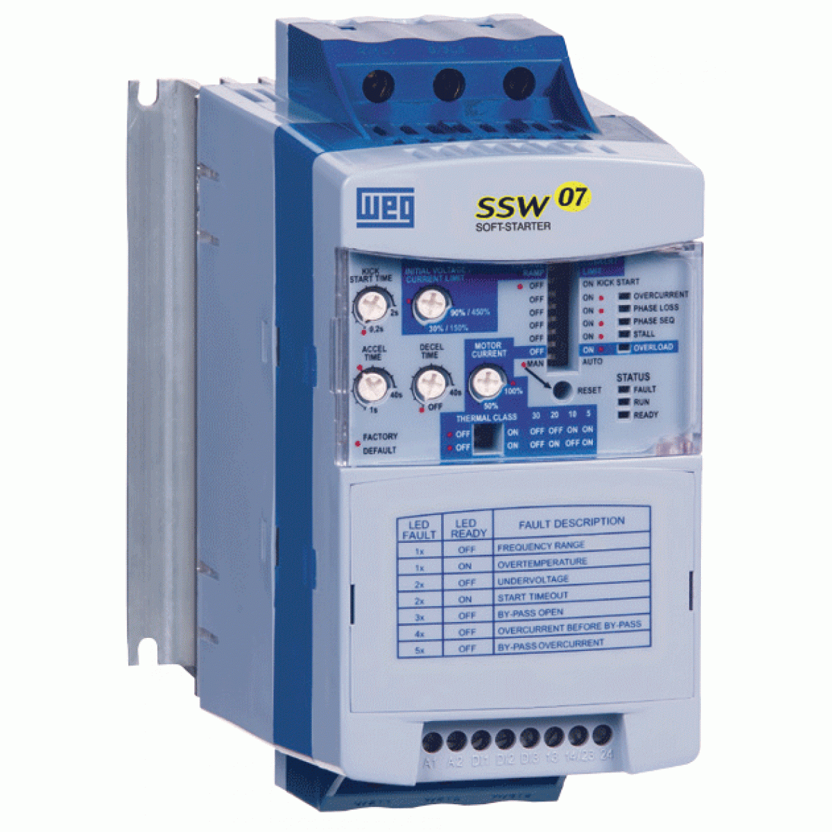 Пристрій плавного пуску EXSSW07 0045, 230/380V 45A/22kW ETI (4658127)