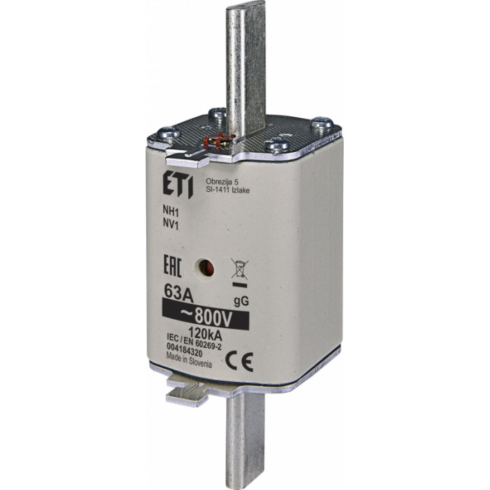 Запобіжник NH-1/gG 25A 800V KOMBI ETI (4184482)