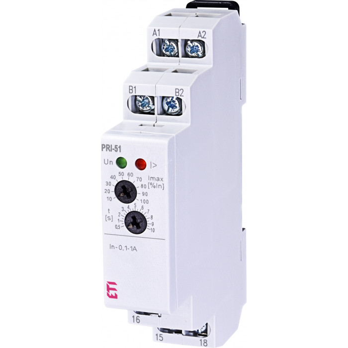 Реле контроля потреб. тока PRI-51/1 (0, 1..1A) (1x8A AC1)