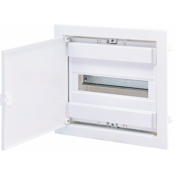 Щит металлопластиковый ECG14 (12+2 модулей, металлическая белая дверца) ETI (1101025)