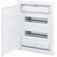 Щит металлопластиковый ECG28 (24+4мод., металл.белая дверца)