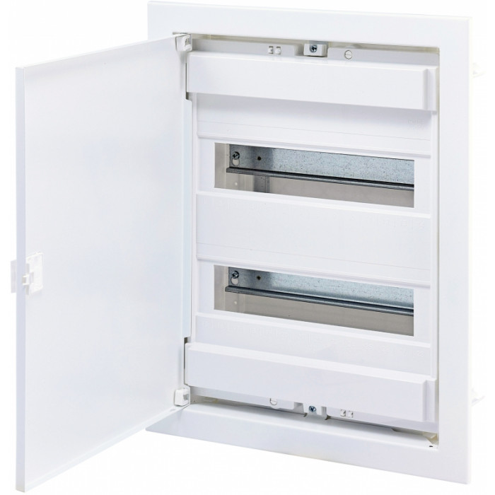 Щит металлопластиковый ECG28 (24 + 4 модулей, металлическая белая дверца) ETI (1101026)