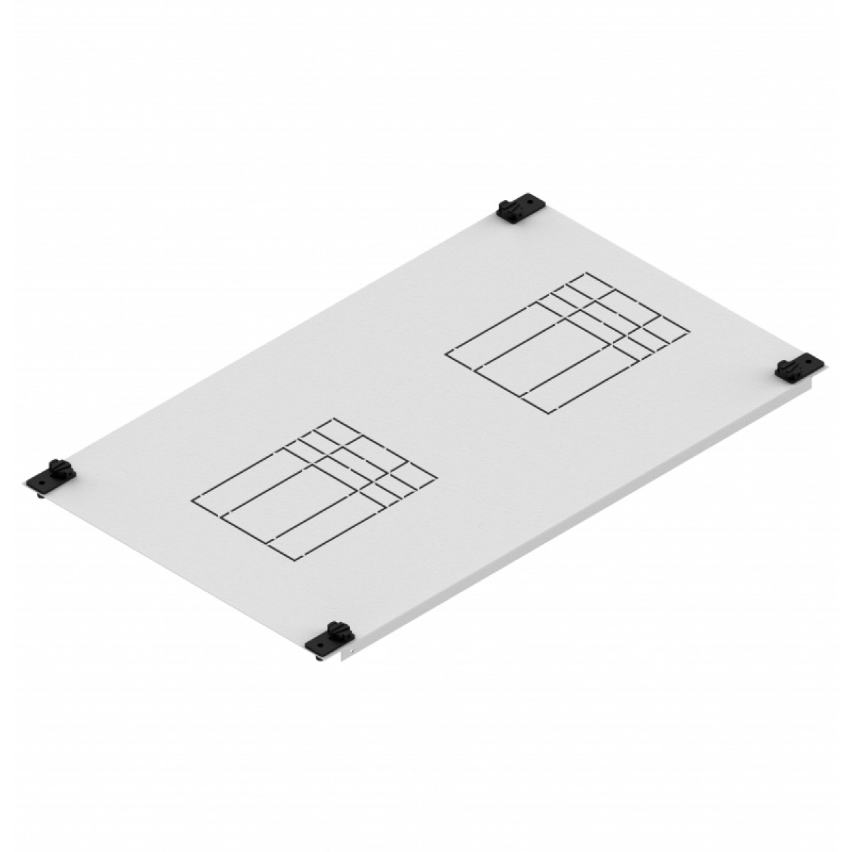 Лицьова панель 1хEB2 125, 160, 250А 3, 4P CP 1.4-2 E12 (В300xШ350) ETI (1101515)