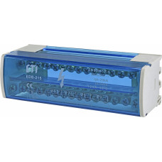 Блок распределительный EDB-215 2p, L+PE/N, 125A (15 выходов)
