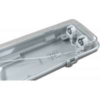 Герметичный корпус линейного светильника Т8 2х1,2м IP65 ENERLIGHT