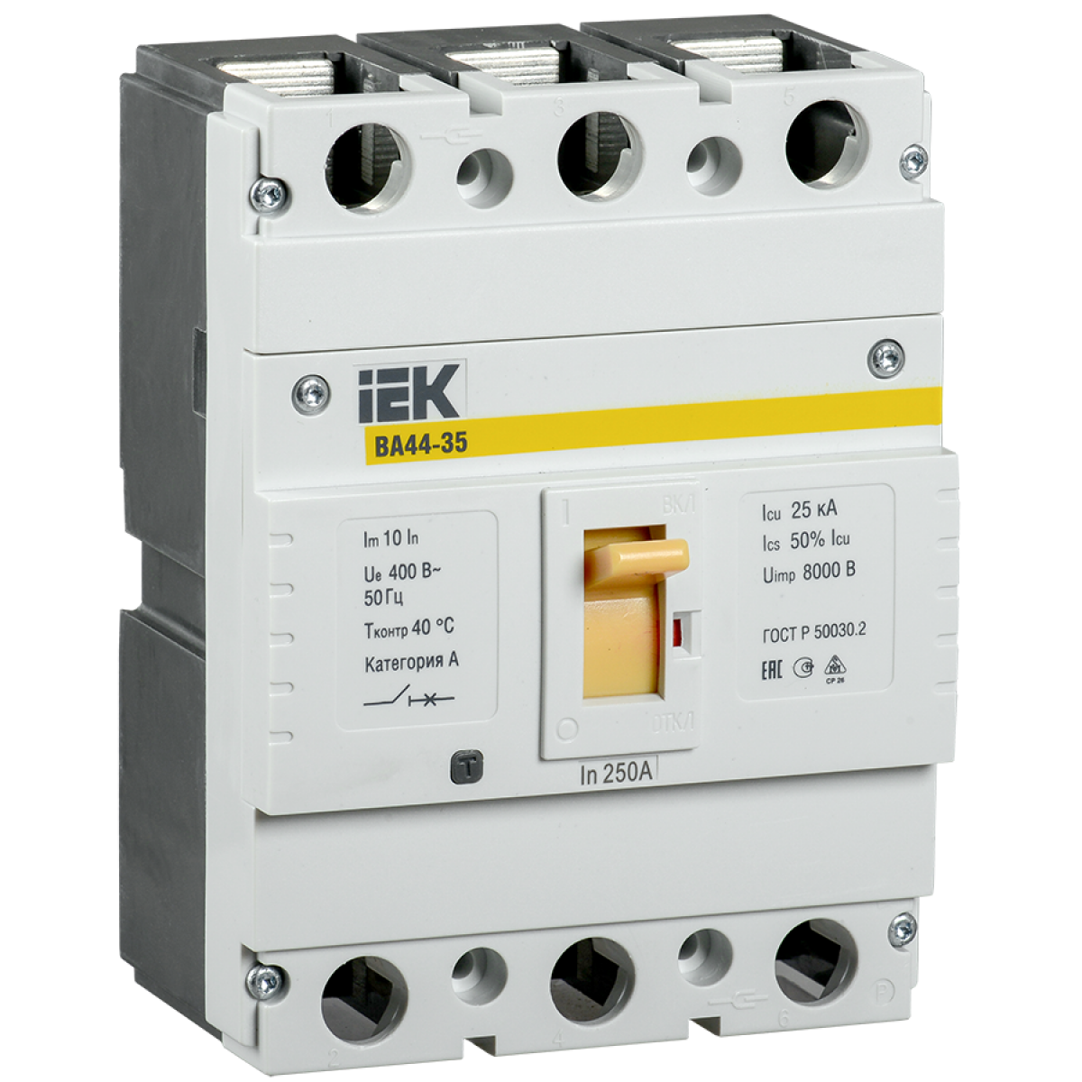 Авт. вимк. ВА44 35 3Р 200А 25кА ІЕК