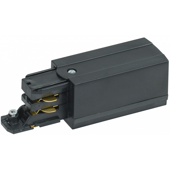 Кабельный ввод левый для трехфазного шинопровода черный IEK