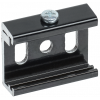 Комплект для накладного монтажа шинопровода черный IEK