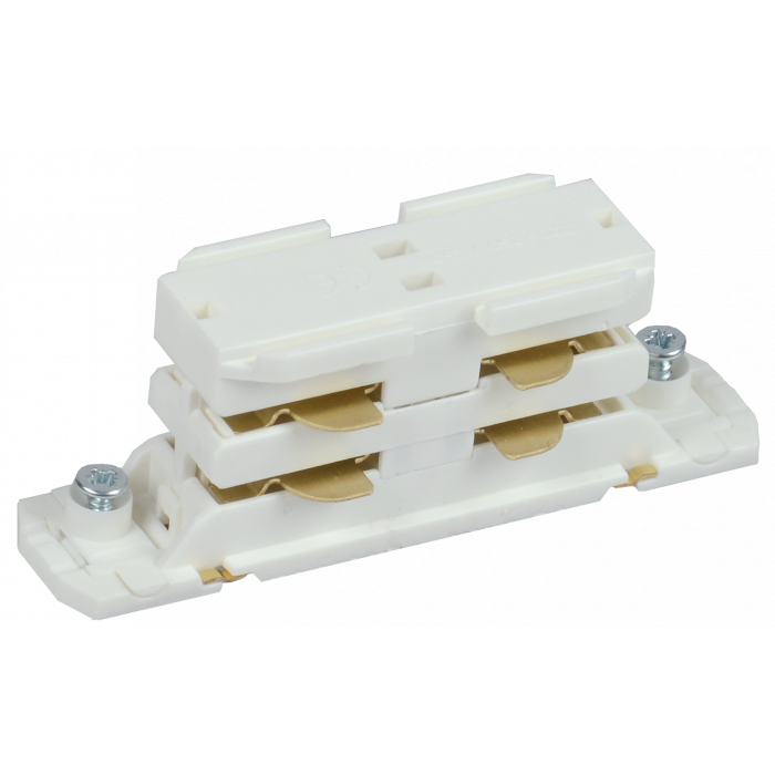 Соединитель прямой внутренний для трехфазного ШП белый IEK