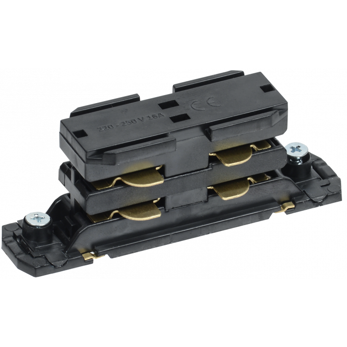 Соединитель прямой внутренний для трехфазного ШП черный IEK