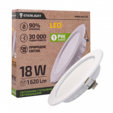 Світильник світлодіодний стельовий 18Вт 4000К MERIDIAN ENERLIGHT