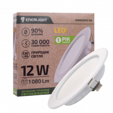 Світильник світлодіодний стельовий 12Вт 4000К MERIDIAN ENERLIGHT