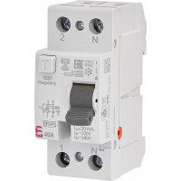 Реле дифференциальное (УЗО) 2р EFI6-P2 40/0,03 тип AC (6kA)