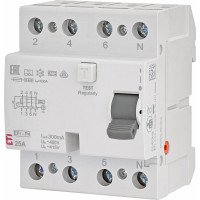 Реле диференційне (ПЗВ) 4р EFI6-P4 40/0,03 тип AC (6kA)