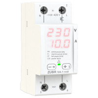 Однофазний вольтамперметр ZUBR VA-1 red