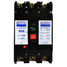 Автоматический выключатель УКРЕМ ВА-2004N / 125 3р 80А АСКО