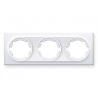 Рамка тройная, цвет белый