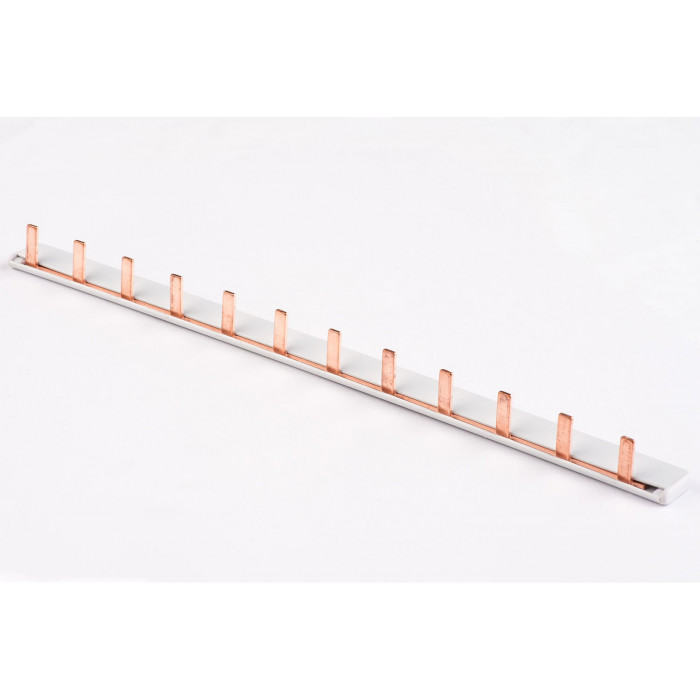 Шина соединительная медная штыревая PIN 1P/63A/12P (12 полюсов) Takel (501251)