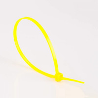 Стяжка кабельная (хомут) желтая 3х100 (2,5х100мм) (100 шт)