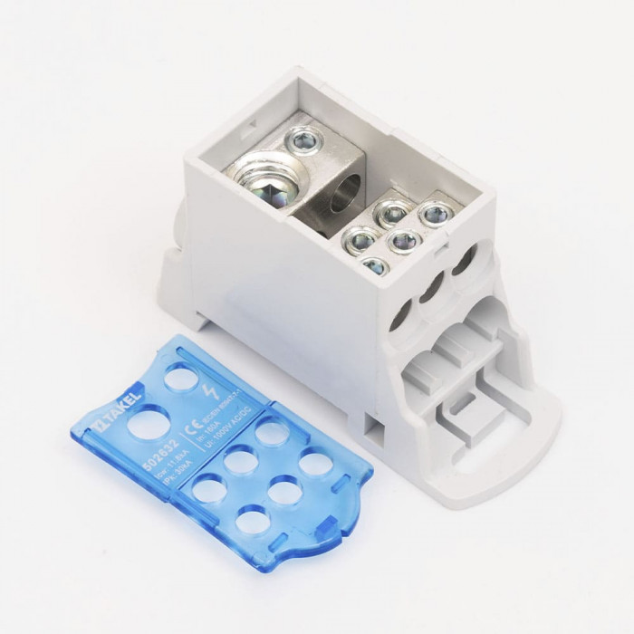 Блок распределительный 160А на DIN-рейку Takel (502632)