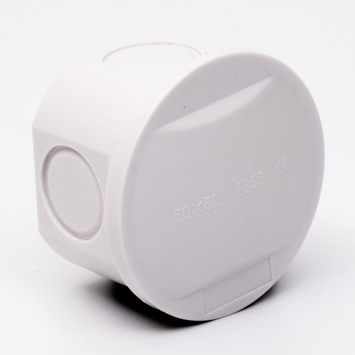 Коробка распределительная без отверстий влагостойкая IP55 50х50 Takel (503401)