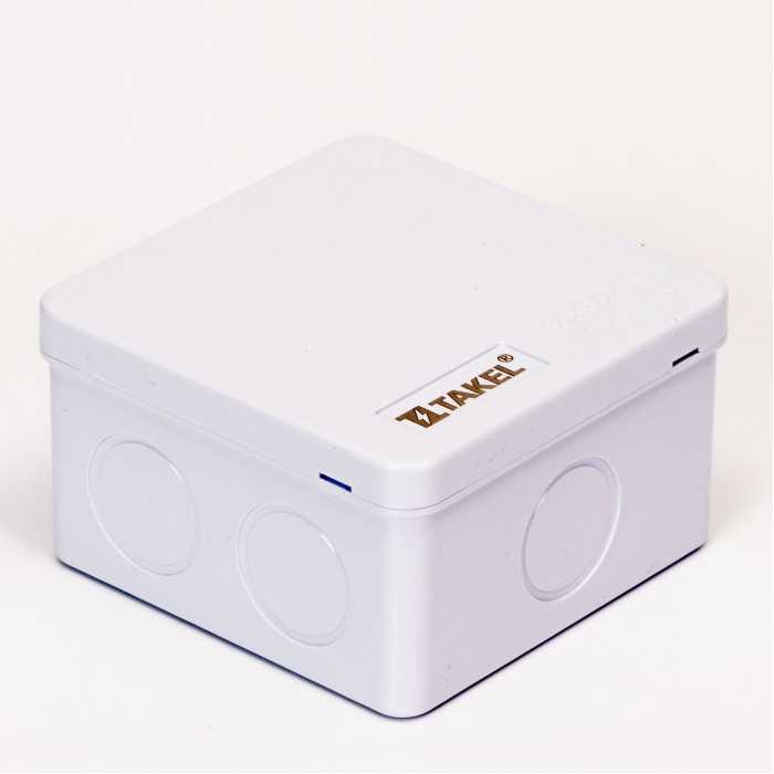 Коробка распределительная без отверстий влагостойкая IP55 85х85х50 Takel (503403)