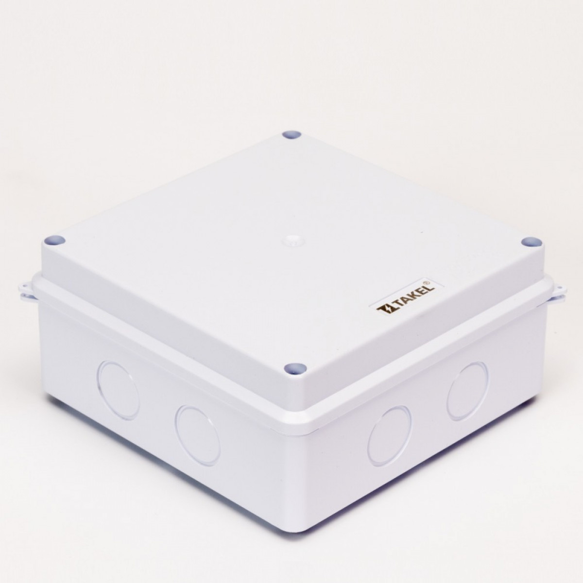 Коробка розподільча без отворів вологостійка ІР65 150х150х70 Takel (503406)