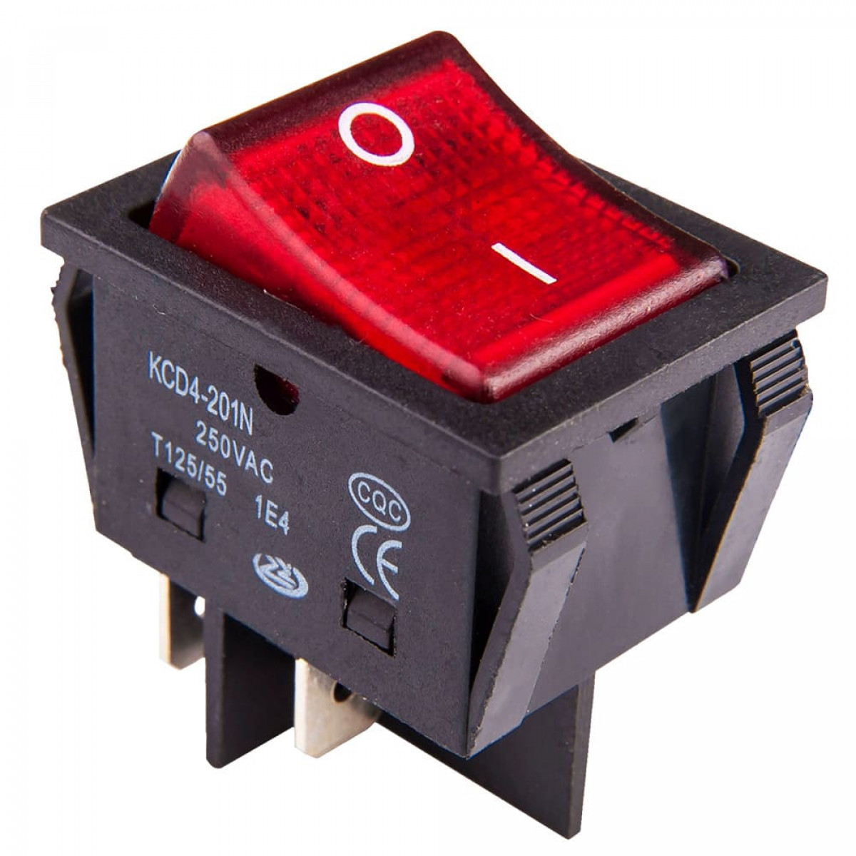 Перемикач клавішний КП-2и 220В 30А Takel (505393к)